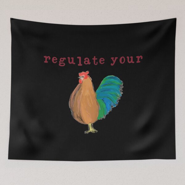 Item preview, Womens Regulate Your Cock Feminist Women's Rights Chicken  designed and sold by BaldricShop.