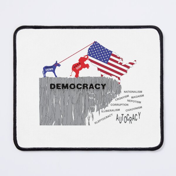 Item preview, Crumbling Democracy designed and sold by Politics-Corner.