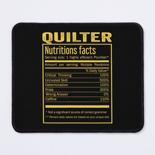 Item preview, Mens Womens quilter birthday Gifts Shirt,Cool quilter Funny Nutrition Facts Mens Womens Christmas Fathers Days Gift, quilter Nutrition Facts designed and sold by xlnv.