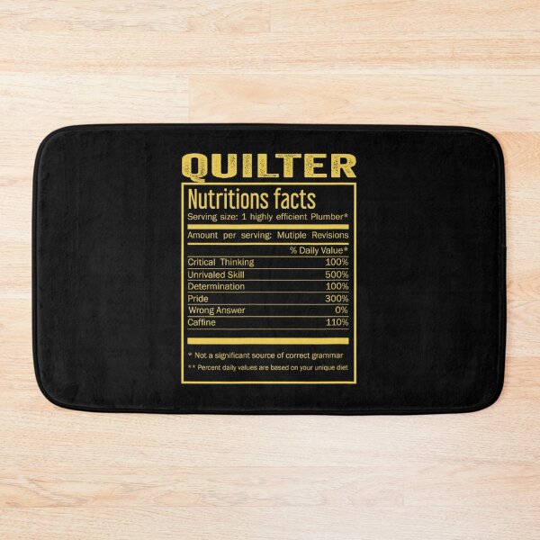 Item preview, Mens Womens quilter birthday Gifts Shirt,Cool quilter Funny Nutrition Facts Mens Womens Christmas Fathers Days Gift, quilter Nutrition Facts designed and sold by xlnv.