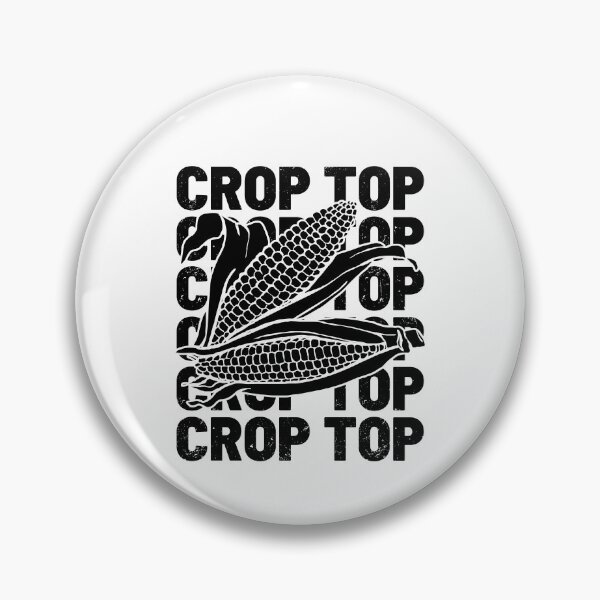 Item preview, this is my crop top pun white designed and sold by Chaos-Touch.