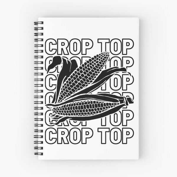 Item preview, this is my crop top  corn pun white designed and sold by Chaos-Touch.
