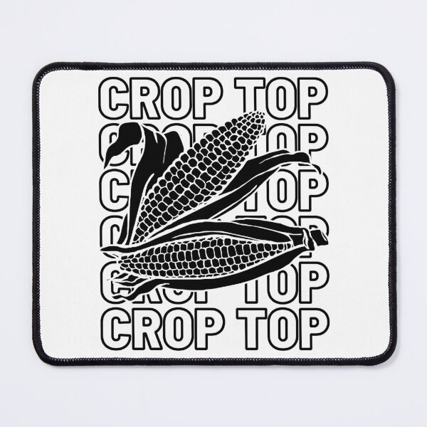 Item preview, this is my crop top  corn pun white designed and sold by Chaos-Touch.