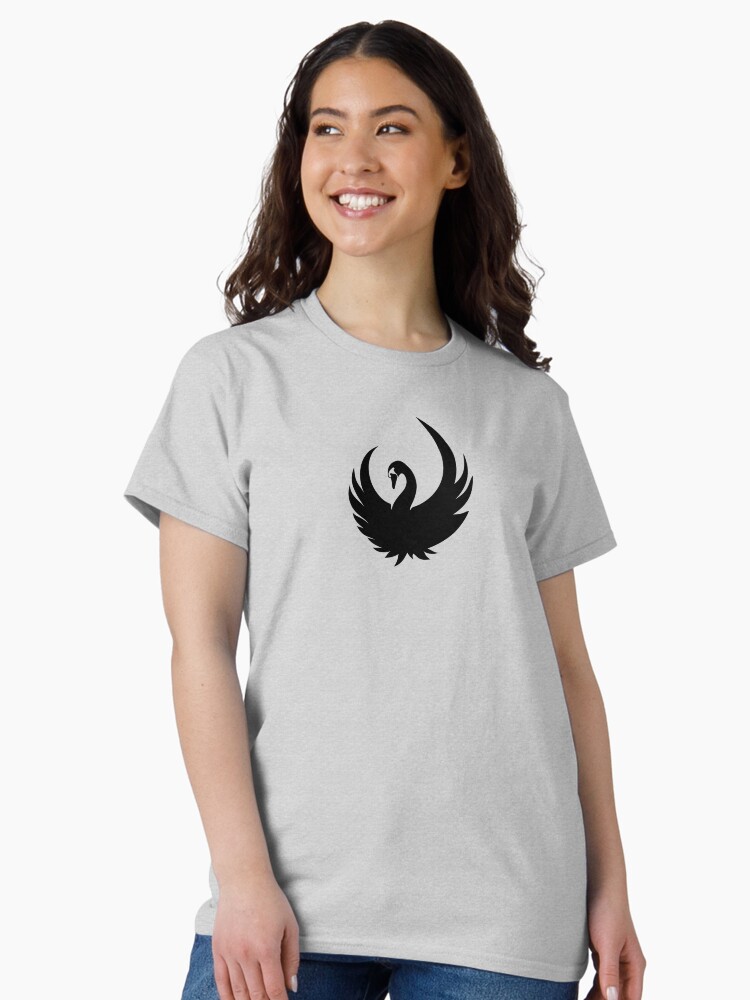 Thumbnail 2 of 7, Classic T-Shirt, Black Swan designed and sold by ANGELSONLY.