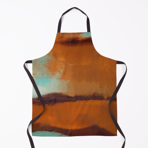 Item preview, Simple Blue Tans Browns Minimal Modern Art Rust Rusty Abstract designed and sold by CattlettArt.