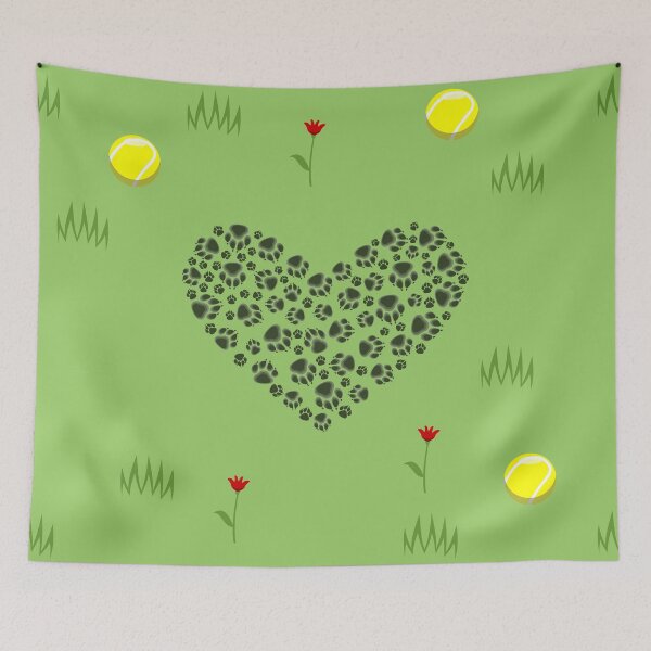 Item preview, Heart shaped cat or dog footprints  designed and sold by ReflectedCrafts.