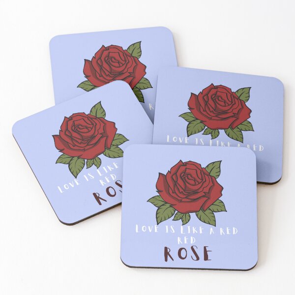 Item preview, Love is like a red red rose Robert Burns designed and sold by Voici.