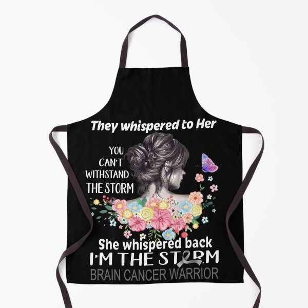 Item preview, Brain Cancer Warrior Whispered Back I'm The Storm Brain Cancer Awareness designed and sold by Hatjar.