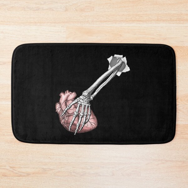 Item preview, torn paper skeleton arm holding heart designed and sold by Chaos-Touch.