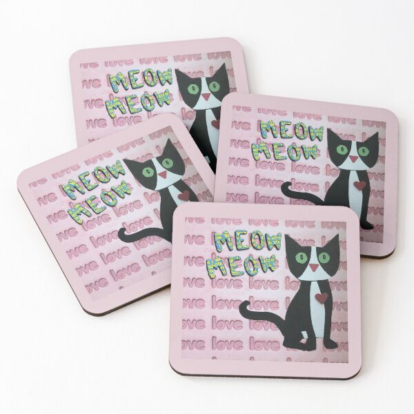 Item preview, Meow Meow Tux designed and sold by prunellaparsnip.