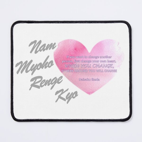Item preview, Nam Myoho Renge Kyo Heart designed and sold by KpopMamas.