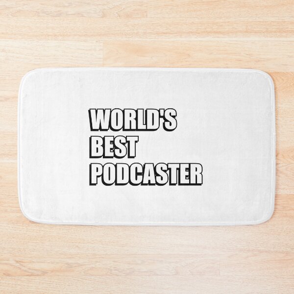 Item preview, Worlds best Podcaster designed and sold by Inspirationmotivation.