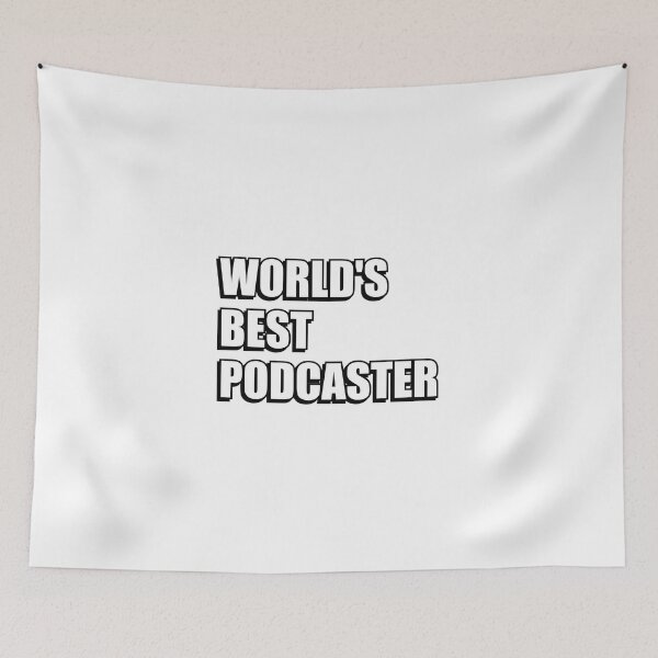 Item preview, Worlds best Podcaster designed and sold by Inspirationmotivation.