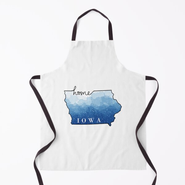 Item preview, Iowa Home State Outline Blue designed and sold by Dr3amsInInk.