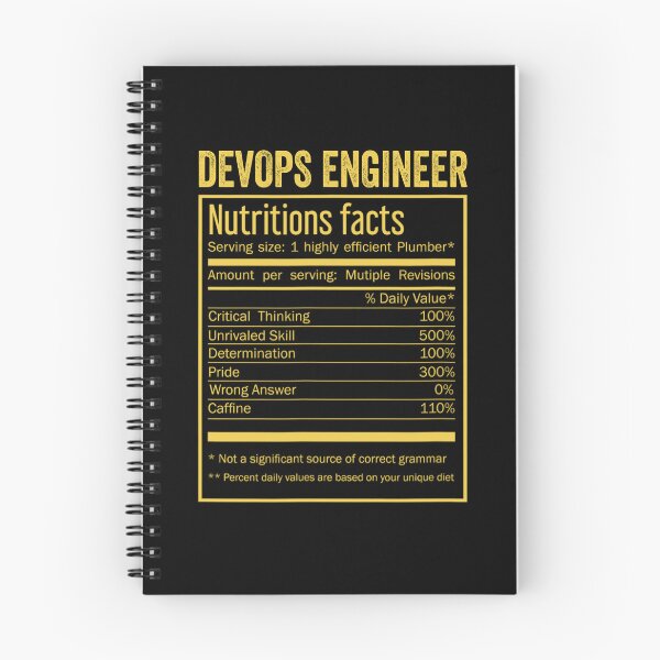 Item preview, Mens Womens Devops engineer birthday Gifts Shirt,Cool Devops engineer Funny Nutrition Facts Mens Womens Christmas Fathers Days Gift, Devops engineer Nutrition Facts designed and sold by xlnv.