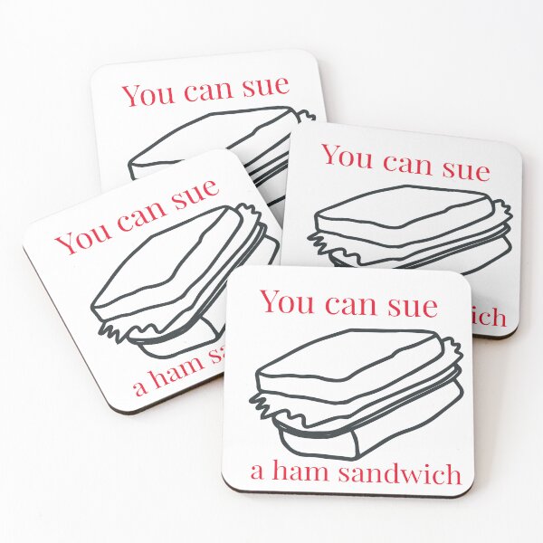 Item preview, You can sue a ham sandwich  designed and sold by PopandPolitics.