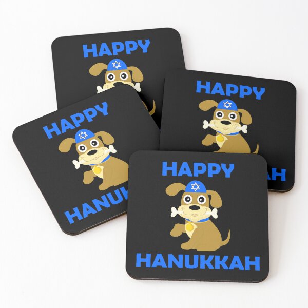 Item preview, Happy Hanukkah | Cute Jewish Dog Celebrating Hanukkah designed and sold by SomeDesignThing.