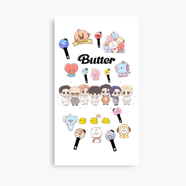 BUTTER BTS CARTOON BUTTER BTS CARTOON