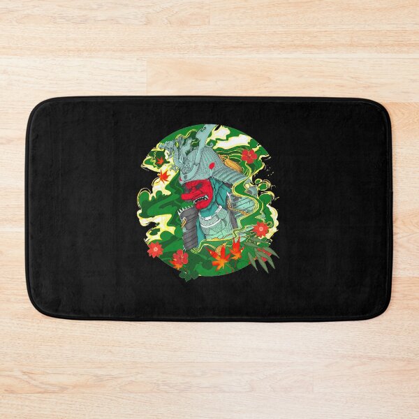 Item preview, samurai with a red demon mask designed and sold by hedoniism-shop.