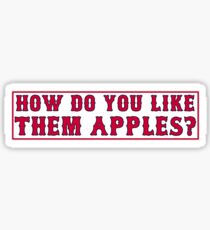 Wie mögen Sie sie Äpfel? Sticker