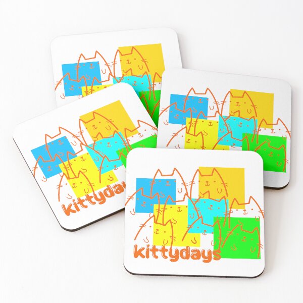Item preview, Group of cats enjoying daily activities. designed and sold by hiwonderfulgame.