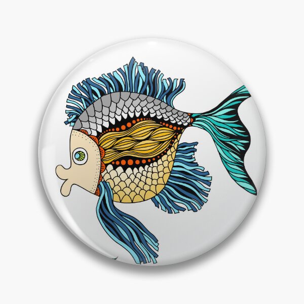 Item preview, Colorful Scale Fish Pattern Design designed and sold by antevasinart.