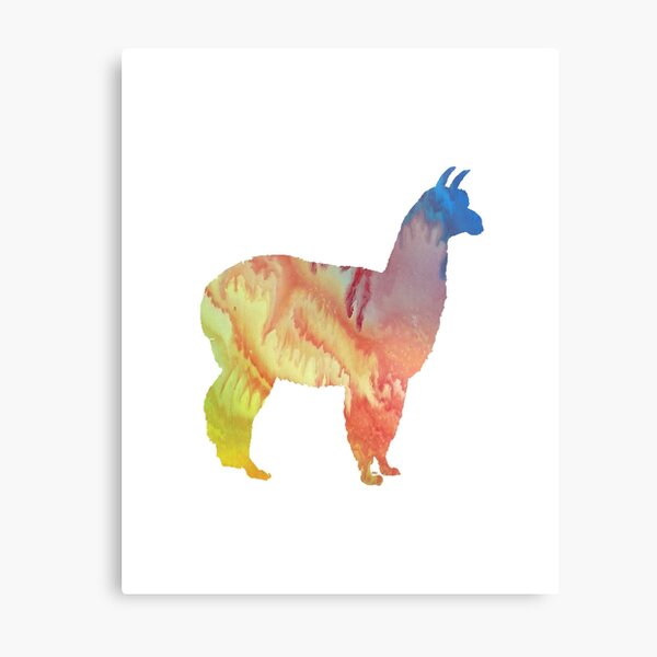 Alpaca Metal Print