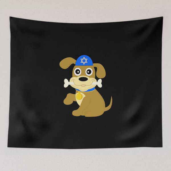 Item preview, Cute Jewish Dog with a little Yarmulke designed and sold by SomeDesignThing.