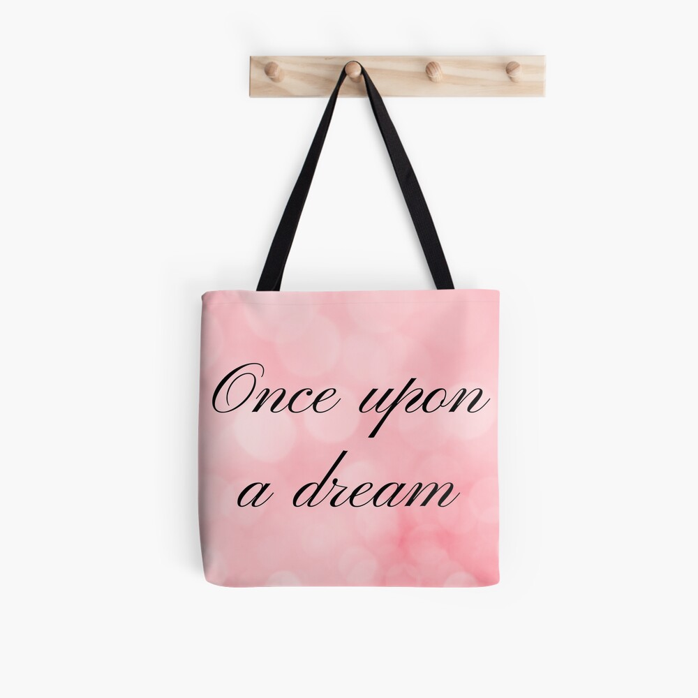 Copy of Sleeping Beauty Floral Lace Quote Tote Bag for Sale by