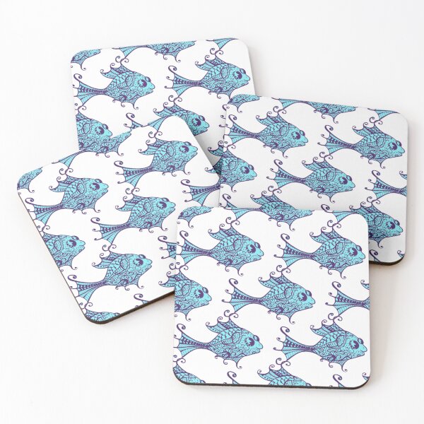 Item preview, Colorful Scale Fish Pattern Design designed and sold by antevasinart.