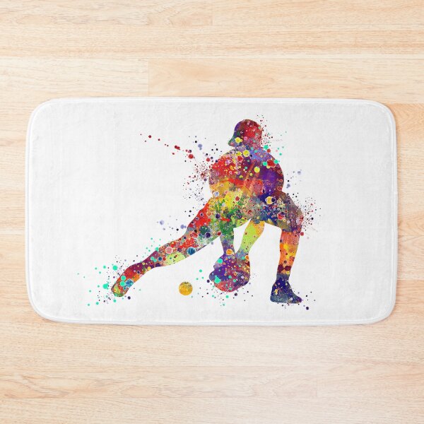 Item preview, Girl Baseball Catcher Softball Player Watercolor  designed and sold by LotusGifts.