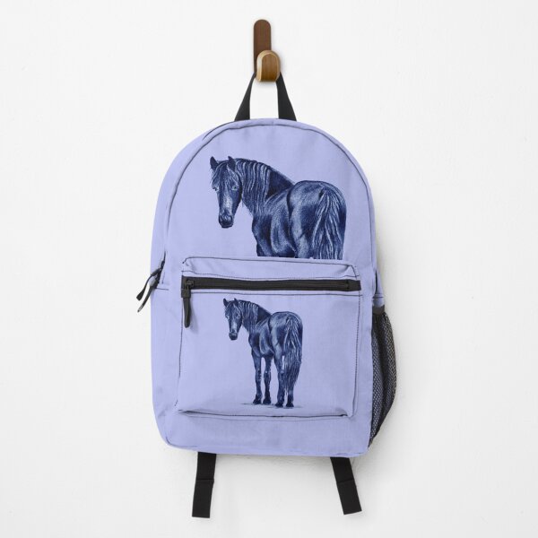 Item preview, Friesian horse - blue colorized version designed and sold by SylvieG18.