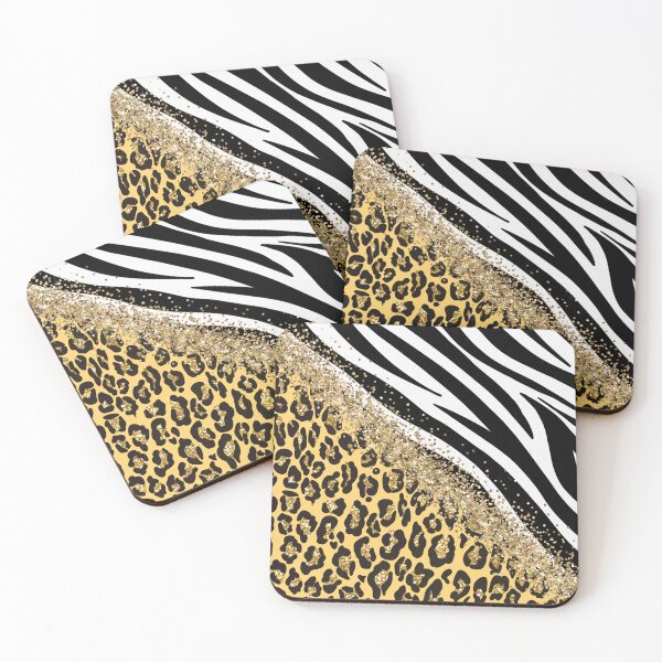 Item preview, Leopard and zebra pattern with gold designed and sold by FGCART.