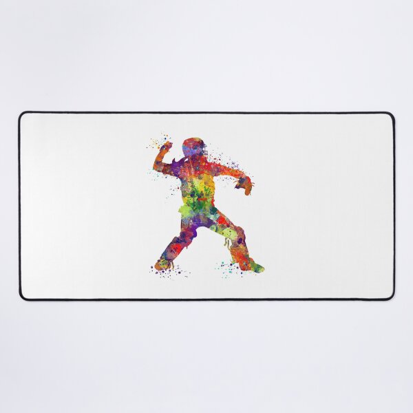 Item preview, Girl Baseball Catcher Watercolor Softball Gift designed and sold by LotusGifts.