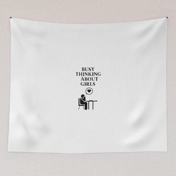 Item preview, Busy Thinking About Girls designed and sold by CoolDesignUSA.