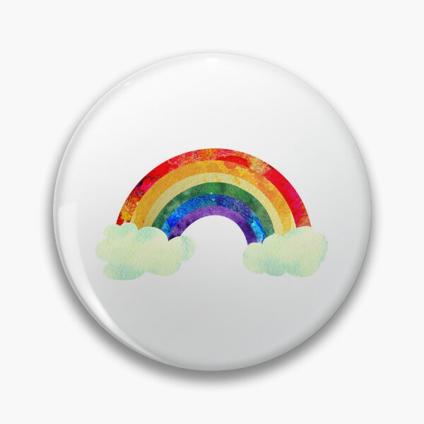 Item preview, Arco iris de acuarela con nubes designed and sold by Colorcore.
