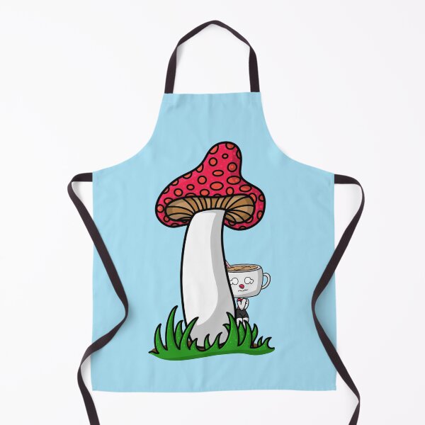 Item preview, Teacup Art: Teacup Hiding Behind Mushroom designed and sold by NLDStudios.