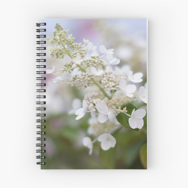 Item preview, White Hydrangea Flowers with Pastel Background designed and sold by Amy Mitchell.