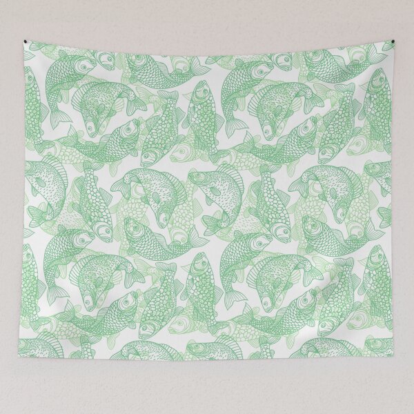 Item preview, Colorful Scale Fish Pattern Design designed and sold by antevasinart.