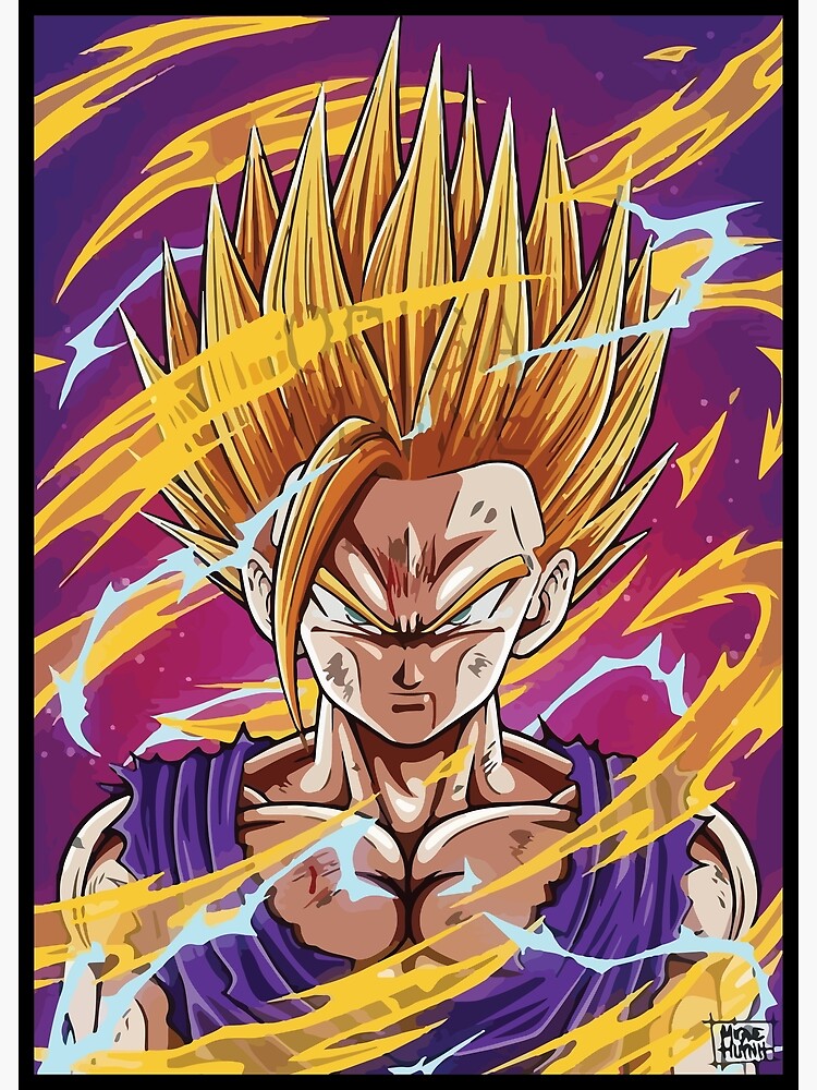 "Gohan Super Saiyan 2" Poster for Sale by theplasebo | Redbubble