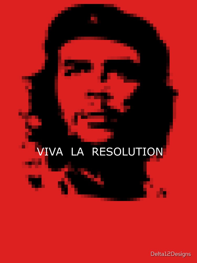 Viva La Resolucion Pixelated Che Guevara T-shirt