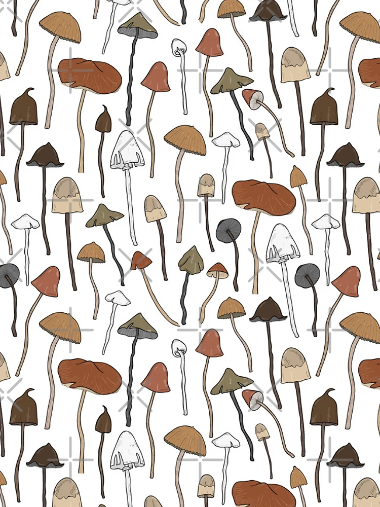 Thumbnail 5 of 5, iPhone Case, Mushroom Pattern designed and sold by Litheon.