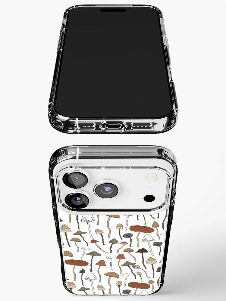 Thumbnail 3 of 5, iPhone Case, Mushroom Pattern designed and sold by Litheon.