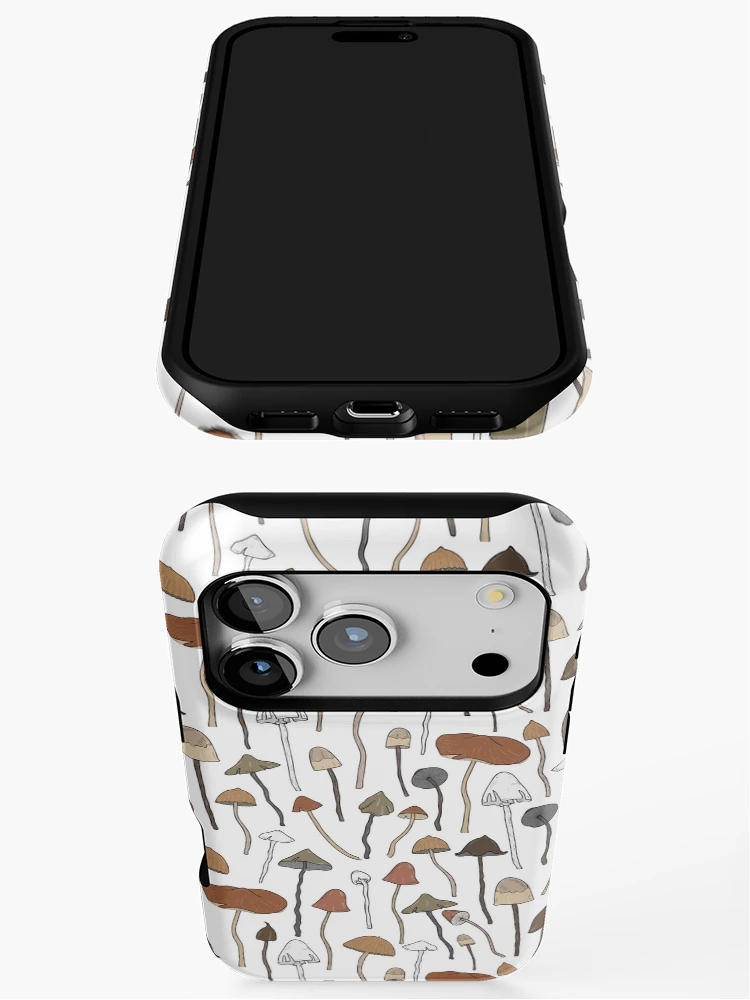 Thumbnail 3 of 4, iPhone Case, Mushroom Pattern designed and sold by Litheon.