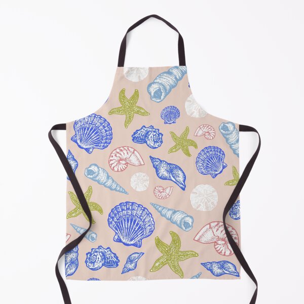 Item preview, Seashell Pattern - Blue and Green designed and sold by Elizabeth Weglein.