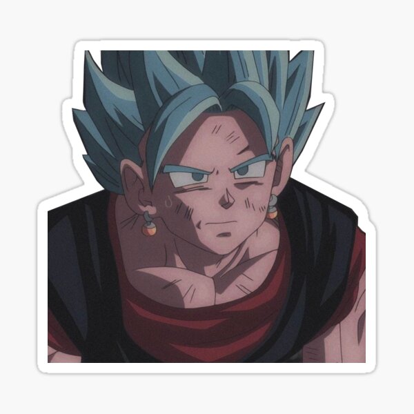 Goku - Blue Hair Super Saiyan Postcard for Sale by animelovah