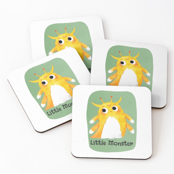 Item preview, Little Monster Cute Yellow Monster Alien: designed and sold by LifeAndWonder.