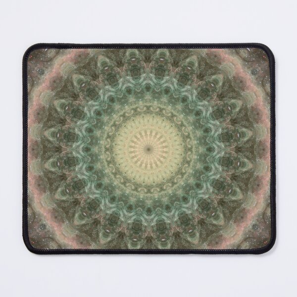 Item preview, Space Mandala 2022 no 26 Green Trippy Mandala Art for Yoga in Space designed and sold by Dr-Pen.