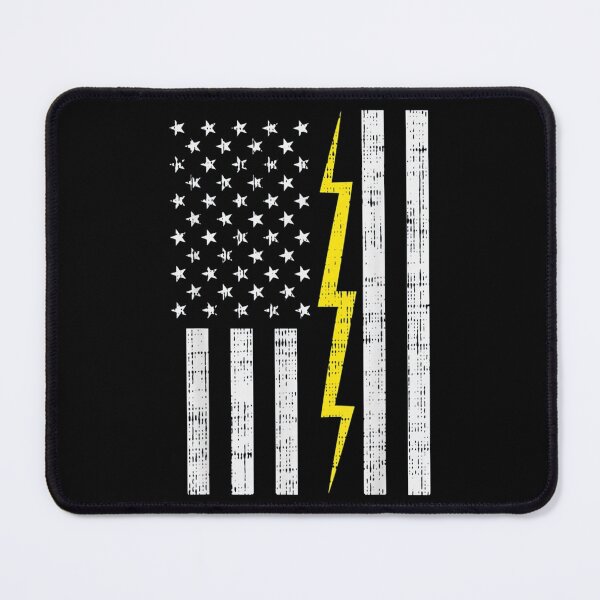 Item preview, US Flag Lightning Bol designed and sold by Sharon Jackson.