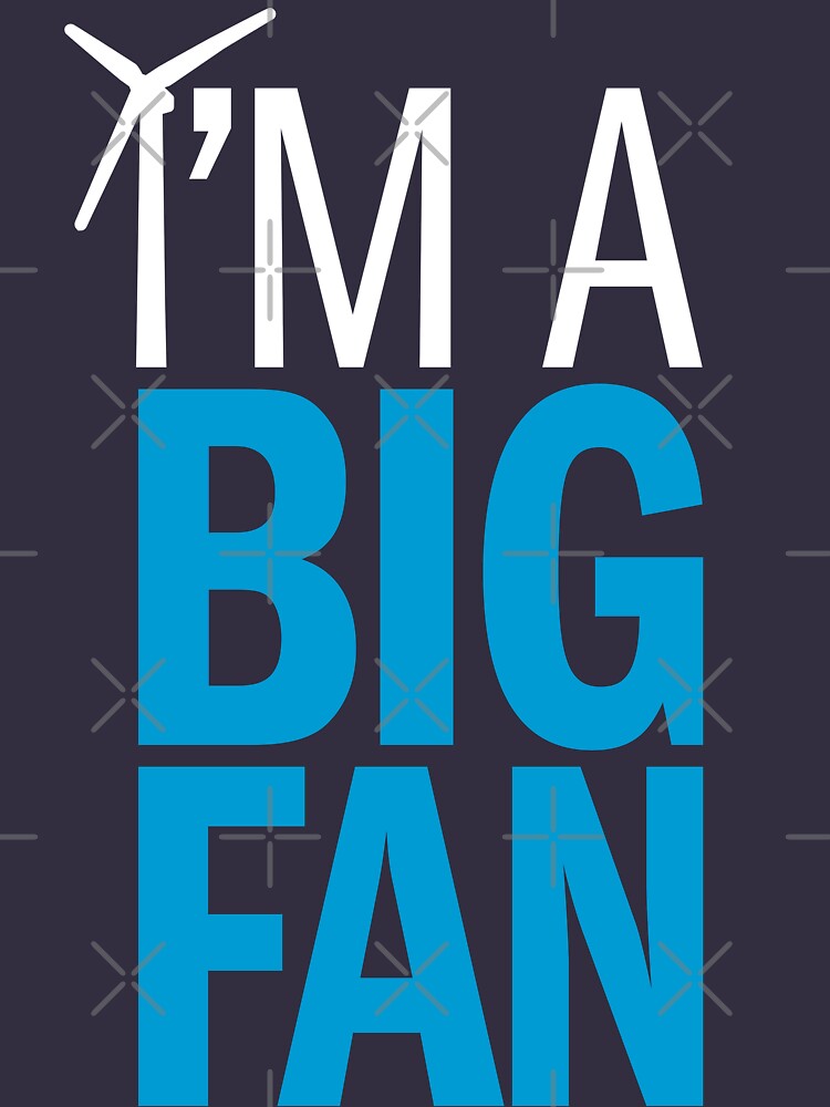 Thumbnail 7 of 7, Classic T-Shirt, I'm a Big Fan (Reversed) designed and sold by Jarren Nylund.